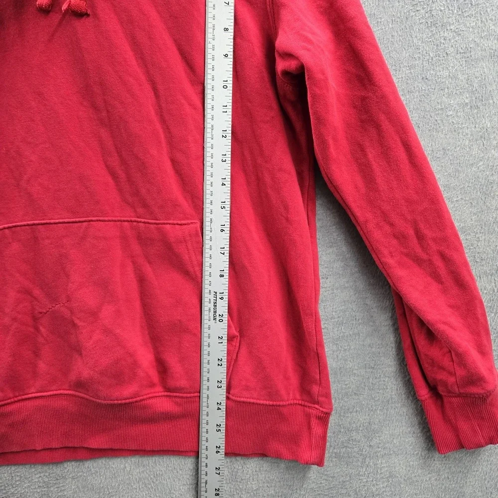The‎ North Face Men Hoodie M Red Logo Embroidery Never Stop Exploring